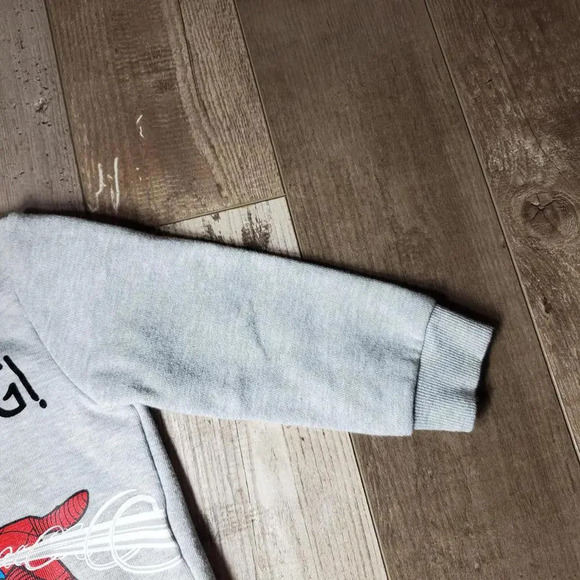 Marvel Spider-Man Fleece Size 2T Pullover Crewneck Sweatshirt Gray Red EUC - Picture 10 of 14